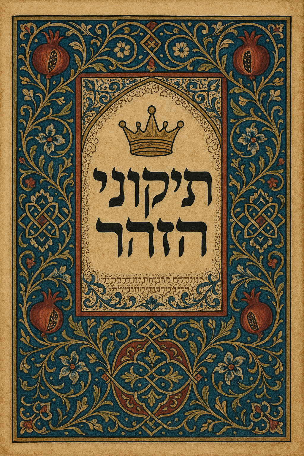 Cover of Tikkunei HaZohar
