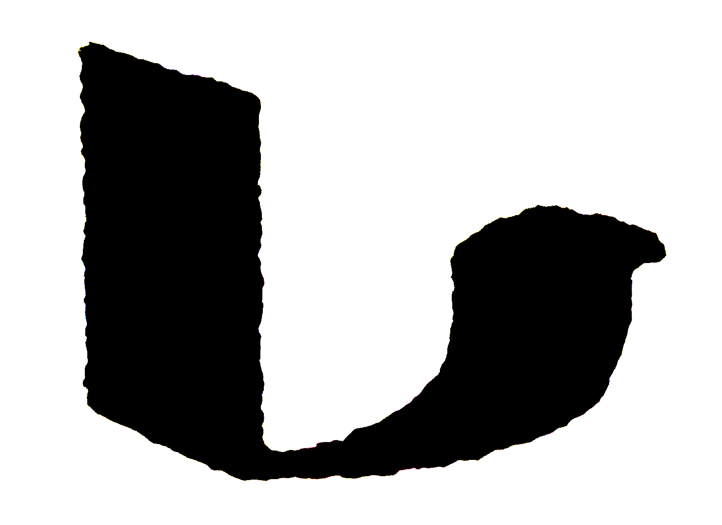 Letter or vowel-point form preserved from the manuscript