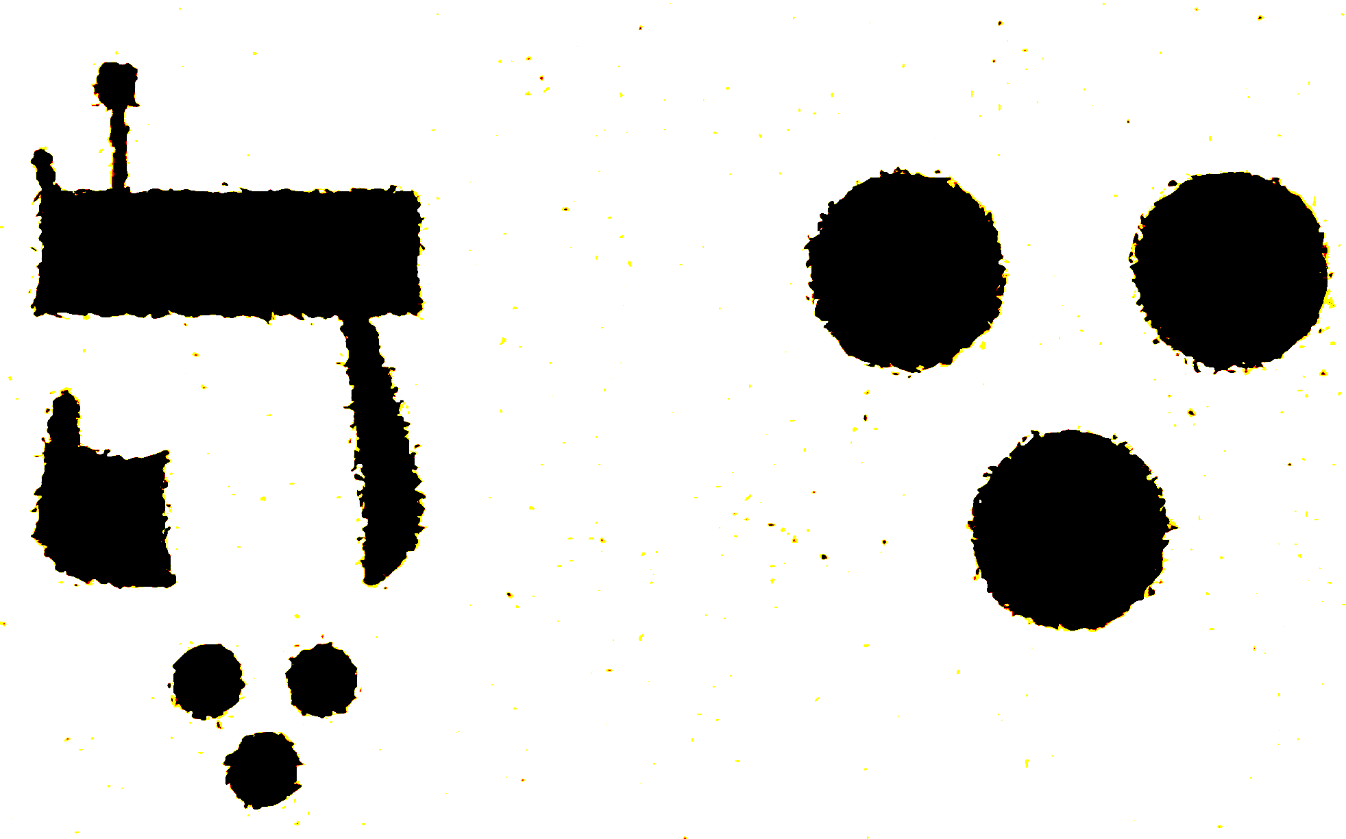 Letter or vowel-point form preserved from the manuscript