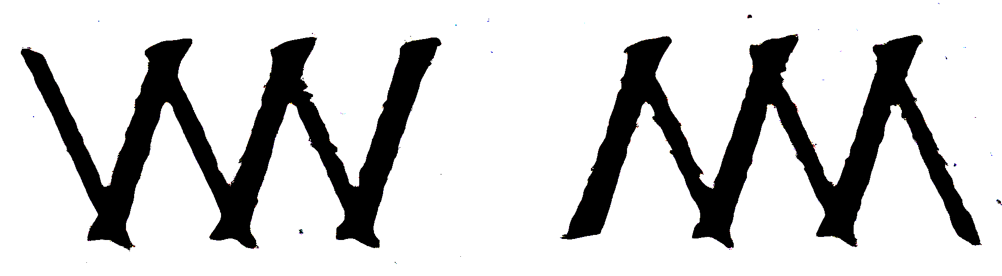Letter or vowel-point form preserved from the manuscript